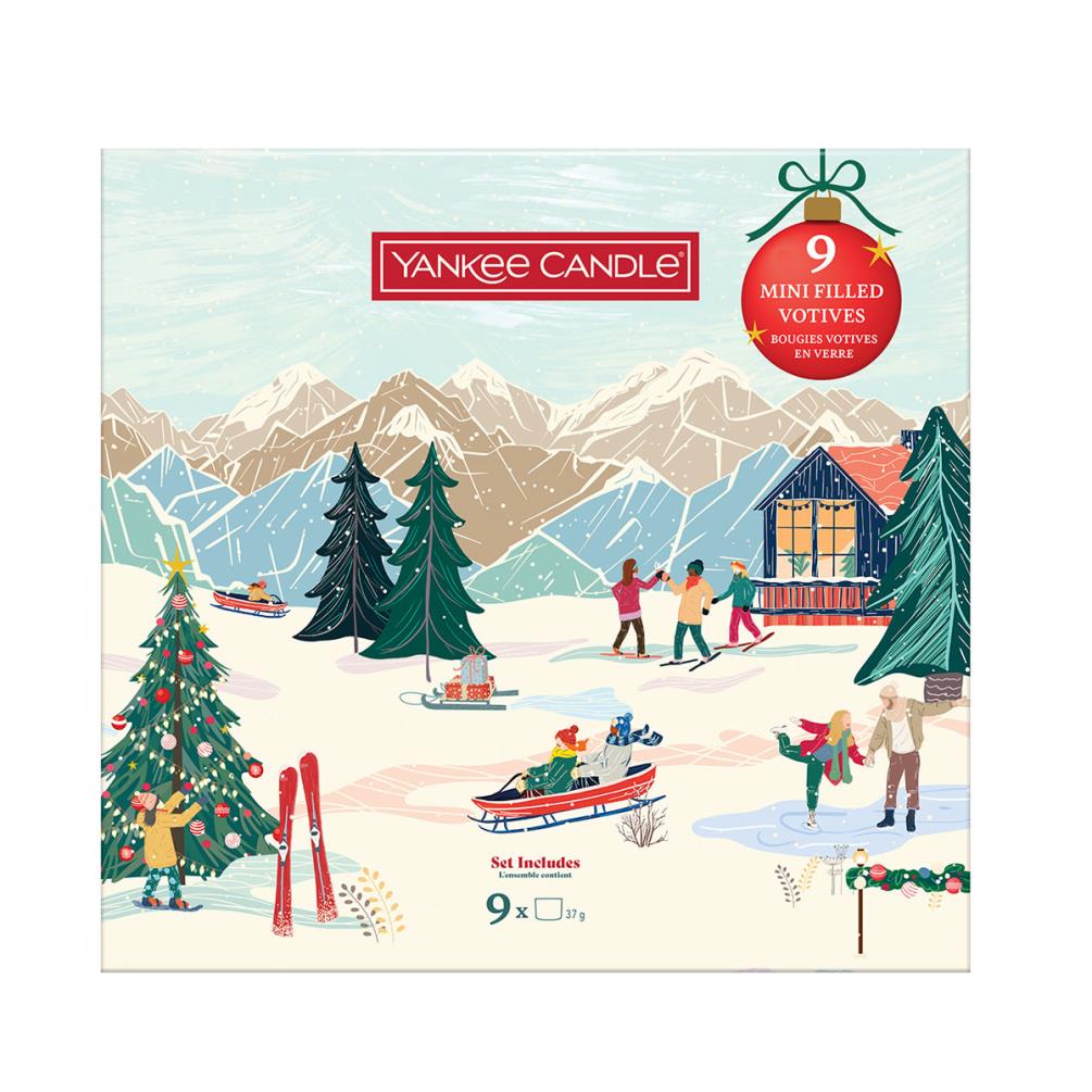 Yankee Candle 9 Filled Votive Book Christmas Gift Set £31.49